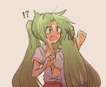  !? 2girls alonemistrist chinese_commentary commentary_request green_eyes green_hair hair_ribbon higurashi_no_naku_koro_ni hug incest long_hair multiple_girls open_mouth opening_another's_clothes ponytail ribbon school_uniform short_sleeves siblings simple_background sketch sonozaki_mion sonozaki_shion st._lucia_academy_school_uniform twincest twins upper_body very_long_hair yellow_ribbon yuri 