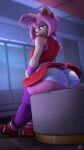  3d_(artwork) absurd_res amy_rose anthro digital_media_(artwork) dominussfm eulipotyphlan female hedgehog hi_res mammal sega solo sonic_the_hedgehog_(series) source_filmmaker 