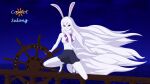  absurd_res anthro boat boat_wheel bottomwear breasts carrot_(one_piece) clothing decafox female fur hair hi_res lagomorph leporid long_ears long_hair long_tail mammal minkmen_(one_piece) neck_tuft night one_piece purple_sclera rabbit red_eyes sea shirt skirt sky smile solo spread_legs spreading steering_wheel sulong_carrot tail_through_skirt tail_tuft topwear tuft vehicle water watercraft white_body white_fur white_hair white_tail 