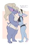  absurd_res anthro blush clothing duo ear_piercing english_text female female/female hand_holding hi_res kyrosh league_of_legends piercing poppy_(lol) riot_games size_difference slightly_chubby standing suggestive_text text tristana_(lol) underwear video_games yordle 