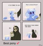  absurd_res comfy_pillow comic death death_(personification) elronya eltaile equid equine fan_character female grim_reaper halo hasbro heaven hi_res horse it&#039;s_time_to_go mammal my_little_pony pegasus pony solo wings 