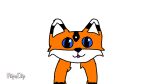  16:9 animated anthro canid canine feral first_form forest-kitsune fox humanoid male mammal sfw short_playtime simple_coloring spirit widescreen 