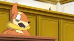  ace_attorney anthro apollo_justice buizel capcom courtroom fur hi_res lawyer male matchstick_39 nintendo orange_body orange_fur parody pok&eacute;mon pok&eacute;mon_(species) shocked solo video_games 