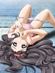  blush cardcaptor_sakura d-ten daidouji_tomoyo hairband lying panties panty_pull solo tank_top underwear 
