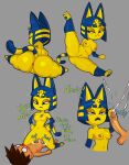  :&lt; absurd_res animal_crossing ankha_(animal_crossing) anthro anthro_penetrated anus areola big_butt blue_hair bob_cut bodily_fluids breasts brown_hair butt cleft_of_venus cowgirl_position cum dark_eyelids domestic_cat dominant dominant_female duo empty_eyes erection fangs felid feline felis female female_on_top flash_emanata flexible from_front_position genital_fluids genitals guillion hair handjob hands_on_hips hi_res huge_hips human human_on_anthro human_penetrating human_penetrating_anthro interspecies looking_down male male/female mammal markings medium_breasts motion_blur motion_lines multiple_poses navel nintendo nipples nude on_bottom on_top open_mouth paw_on_penis pawpads penetration penile penis plap pose pussy raised_leg rear_view sex splits spread_legs spreading striped_markings striped_tail stripes submissive submissive_male tail_markings taunting thick_calves thick_thighs tsundere unimpressed uraeus video_games villager_(animal_crossing) wide_hips yellow_body 