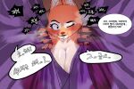 2022 absurd_res anthro blush canid canine dialogue diane_foxington digital_media_(artwork) dreamworks eyebrows eyelashes female fingers fox fur hi_res kantan looking_at_viewer mammal one_eye_closed solo text the_bad_guys 