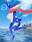  absurd_res anthro female greninja hi_res nintendo pok&eacute;mon pok&eacute;mon_(species) solo video_games 