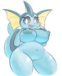  absurd_res anthro anthrofied areola belly big_belly big_breasts blue_sclera bodily_fluids breasts eeveelution female genitals hand_on_breast hi_res lhacedor looking_at_viewer marine nintendo nipples pok&eacute;mon pok&eacute;mon_(species) puffy_areola pussy short_stack slightly_chubby smile solo sweat sweatdrop sweaty_breasts thick_tail thick_thighs under_boob vaporeon video_games white_eyes wide_hips 