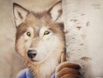  anthro askalin beastars canid canine canis hi_res legoshi_(beastars) mammal wolf 