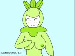  andromorph anthro automatahex1475 breasts female furry humanoid intersex nintendo petilil plant pok&eacute;mon pok&eacute;mon_(species) pokemon_legends_arceus solo video_games 