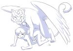  aogami cardcaptor_sakura doggystyle duo from_behind_position hi_res male male/male nude one_eye_closed sex sex_from_behind syaoran_li wings 