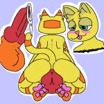  :3 anal animal_dildo animal_genitalia animal_penis animal_sex_toy anthro bedroom_eyes blep blush bodily_fluids butters_(theenyface) canine_dildo canine_penis capcom cum dildo dildo_sitting domestic_cat feet felid feline felis felyne genital_fluids genitals knot lynian male mammal monster_hunter narrowed_eyes palico pawpads penetration penis seductive sex_toy solo theenyface tongue tongue_out video_games 