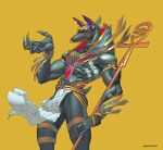  ankh anthro anubian_jackal anubis artbaphomet balls bottomwear canid canine canis clothing deity egyptian_mythology genitals jackal jewelry loincloth male mammal middle_eastern_mythology muscular mythology solo 