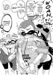  &lt;3 agent_3_(splatoon) animal_humanoid assisted_exposure assisted_undressing big_penis bike_shorts black_bottomwear black_clothing black_hair black_shorts blush bodily_fluids bottomwear breath callie_(splatoon) cephalopod cephalopod_humanoid clothing cousins dekosukentr english_text erection eyewear fangs female genitals group hair hat headgear headwear hi_res huge_penis humanoid humanoid_genitalia humanoid_penis humanoid_pointy_ears inkling judd long_hair long_penis looking_at_genitalia looking_at_penis male marie_(splatoon) marine marine_humanoid mask mollusk mollusk_humanoid monochrome naughty_face nintendo open_mouth panting penis poking pseudo_hair short_hair shorts splatoon squid_sisters_(splatoon) sunglasses sweat teasing tentacle_hair tentacles text translated uncensored video_games 
