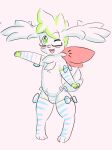  anthro blush chessy_(shaymin) clothed clothing crossdressing eyewear g-raven glasses legendary_pok&eacute;mon legwear male nintendo one_eye_closed panties pok&eacute;mon pok&eacute;mon_(species) shaymin sky_forme_shaymin smile smiling_at_viewer solo stockings underwear video_games wink 