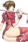  censored chai_xianghua kansuke mosaic_censoring no_panties solo soulcalibur sword thighhighs weapon 