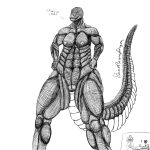  2022 absurd_res ambiguous_gender anthro breasts dinosaur dragon duo erection exercise female genitals hi_res humanoid intersex intersex/female lying muscular muscular_anthro muscular_female muscular_intersex nipples nude on_back penis pianoplayingdragon pussy reptile scalie simple_background standing superabsurd_res theropod thick_thighs tyrannosaurid tyrannosaurus tyrannosaurus_rex weightlifting white_background workout 
