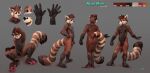  ailurid anthro arm_over_head balls black_arms black_balls black_body black_chest black_claws black_ears black_feet black_fur black_hands black_legs black_nose black_penis black_tail brown_arms brown_body brown_face brown_fur brown_hair brown_inner_ear_fluff brown_legs brown_stripes butt cheek_tuft chest_tuft claws color_swatch dipstick_tail facial_markings facial_tuft fangs flaccid foreskin front_view fur genitals glans glistening glistening_balls glistening_eyes glistening_genitalia glistening_nose glistening_pawpads gloves_(marking) grey_background hair hand_on_hip head_markings headshot_portrait humanoid_genitalia humanoid_penis inner_ear_fluff leg_markings male mammal markings multiple_poses narrowed_eyes navel nude open_mouth orange_eyes oselotti pawpads penis pink_glans plantigrade portrait pose rear_view red_panda red_pawpads red_tongue shadow short_hair side_view signature simple_background sitting smile socks_(marking) solo spread_legs spreading standing striped_body striped_fur striped_markings striped_tail stripes tail_markings tan_body tan_ears tan_face tan_fur tan_stripes tongue tuft 