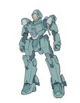  absurdres clenched_hands gm_custom gundam gundam_0083 highres ishiyumi looking_ahead mecha mobile_suit no_humans redesign science_fiction solo standing white_background 