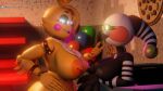 anthro duo female female/female five_nights_at_freddy&#039;s five_nights_at_freddy&#039;s_2 hi_res humanoid puppet_(fnaf) scottgames security_puppet_(fnaf) silver2299 toy_chica_(fnaf) video_games 