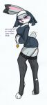  anthro big_breasts big_butt blush breasts butt disney english_text female hi_res judy_hopps nun nun_outfit pace-maker solo text thick_thighs zootopia 
