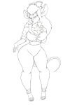  anthro big_breasts big_butt breasts butt chip_&#039;n_dale_rescue_rangers clothed clothing disney eyewear female footwear gadget_hackwrench goggles hi_res high_heels krocialblack mammal mouse murid murine rodent sciurid shoes solo thick_thighs 