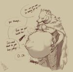  anthro belly big_belly blaidd_(elden_ring) canid canine canis elden_ring fromsoftware hi_res lunlunfox male mammal rumbling_stomach video_games vore wolf 