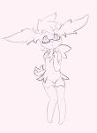  ambiguous_gender anthro chessy_(shaymin) eyewear g-raven gesture glasses legendary_pok&eacute;mon nintendo pointing pointing_at_self pok&eacute;mon pok&eacute;mon_(species) puckered_lips shaymin sky_forme_shaymin solo video_games 