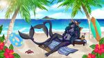  anthro beach female fish hi_res holidays lunula_(artist) marine scalie seaside shadeofrae shark solo tropical twintails_(disambiguation) 