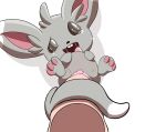  ahegao big_penis bodily_fluids duo female fur genitals grey_body grey_fur hi_res looking_at_viewer looking_pleasured male male/female minccino moderately_ashamed nintendo penetration penis pok&eacute;mon pok&eacute;mon_(species) simple_background size_difference smaller_female smaller_penetrated tears tongue tongue_out video_games white_background 