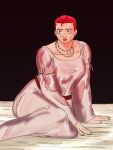  1girl absurdres chemise devildances highres nightgown original red_hair streidcraft vorox 