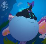  absurd_res anthro aquatic_dragon belly big_belly black_body bloated dae_(daebelly) daebelly dasquished_(artist) detailed_background digital_media_(artwork) dragon female fish hi_res hyper hyper_belly hyper_pregnancy marine morbidly_obese morbidly_obese_anthro morbidly_obese_female nonbinary_(lore) nude obese obese_anthro obese_female overweight overweight_anthro overweight_female pregnant sea_monster solo solo_focus underwater water 
