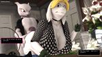  2022 3d_(artwork) absurd_res anthro artist_name asgore_dreemurr bent_over big_breasts big_butt blonde_hair boss_monster bottomwear bottomwear_down bovid breasts butt butt_grab caprine cleavage clothed clothing collar crossgender curvy_figure darkflash23 denim denim_clothing detailed_background dialogue digital_media_(artwork) duo english_text female fingers flower fur gloves goat hair hand_on_butt handwear hi_res horn huge_breasts huge_butt inside jeans legendary_pok&eacute;mon long_ears male male/female mammal mature_anthro mature_female mewtwo mtf_crossgender multicolored_body multicolored_skin nintendo open_clothing open_shirt open_topwear pants pants_down partially_clothed plant pok&eacute;mon pok&eacute;mon_(species) purple_body purple_eyes purple_skin scissors shirt short_hair simple_eyes smile source_filmmaker text tongue topwear two_tone_body two_tone_skin undertale undertale_(series) video_games voluptuous watermark white_body white_fur white_skin wide_hips 