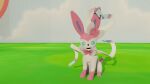  3d_(artwork) ambiguous_gender digital_media_(artwork) doublestuffed eeveelution feral fur hi_res looking_at_viewer nintendo pink_body pink_fur pok&eacute;mon pok&eacute;mon_(species) quadruped solo sylveon video_games white_body white_fur 