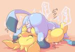  69 animal_ears ass fox_ears fox_girl fox_tail furry furry_female furry_male furry_with_furry glaceon jolteon nettsuu pokemon pokemon_(creature) tail 