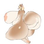  2022 absurd_res anthro areola belly big_breasts big_butt blonde_hair breasts brown_body brown_skin butt canid canine canis chubby_anthro chubby_female colored digital_drawing_(artwork) digital_media_(artwork) domestic_dog ella-mae_winthrope_(brunkdutt) eyes_closed female fluffy fluffy_tail fur glistening hair hi_res highlights_(coloring) holding_breast huge_breasts huge_butt huge_hips huge_thighs hyper hyper_breasts hyper_butt hyper_thighs itgirl kneeling lips mammal nipples nude pale_fur pale_skin pawpads paws pomeranian simple_background sitting slightly_chubby smile solo spitz tan_body tan_fur thick_thighs white_body white_fur wide_hips 