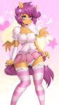  absurd_res anthro anthrofied bottomwear breasts clothing equid equine female friendship_is_magic hair hi_res kamushek228 legwear mammal my_little_pony panties pegasus purple_hair scootaloo_(mlp) skirt solo thigh_highs underwear wings 