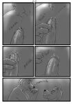  aariel anal anal_penetration anthro axel bodily_fluids canid canine comic duo genital_fluids hi_res hot_dogging inside looking_pleasured male male/male mammal penetration precum pushing wolfyalex96_(artist) 