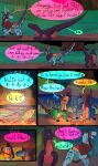  absurd_res campfire comic cooking dinosaur dragon dragonscape drekir dromaeosaurid english_text female feral forest forl group hi_res male oli piker plant post-apocalyptic reptile sarah_(disambiguation) scalie text thepatchedragon theropod tree tribal tribal_clothing tribal_paint 