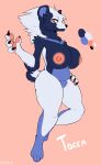  anthro big_breasts breasts claws digital_media_(artwork) female fur hair hi_res huge_breasts looking_at_viewer mammal model_sheet nipples nude paws pubes raised_leg simple_background solo thick_thighs tocca_(xintro) ursid wide_hips xintro 