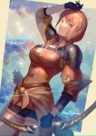  arrow_(projectile) bow_(weapon) breasts cleavage fire_emblem fire_emblem:_three_houses fujikawa_arika leonie_pinelli long_hair orange_eyes orange_hair shorts side_ponytail training weapon 