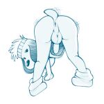  anthro anus butt capcapom genitals male male/male peanuts_(comic) penis snoopy solo solo_focus 