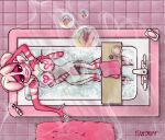  absurd_res anthro arachnid arthropod bathtub breasts demon detailed_background female fur genitals hazbin_hotel hi_res masturbation molly_(hazbin_hotel) multi_arm multi_limb multicolored_body multicolored_fur open_mouth open_smile pink_body pink_fur pussy smile solo spider thefandump two_tone_body two_tone_fur water white_body white_fur 