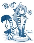  anthro breasts canid canine conditional_dnp digitigrade duo featureless_breasts featureless_crotch felid female flora_(twokinds) fox fusion hybrid keidran laura_(twokinds) leash mammal monochrome nude pantherine pillow tiger tom_fischbach twokinds webcomic 