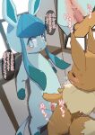  brother brother_and_sister brother_penetrating_sister canid censored censored_penis duo eevee eeveelution female feral feral_on_feral genitals glaceon hi_res incest_(lore) japanese_text kemono koorinezumi male male/female mammal nintendo penetration pok&eacute;mon pok&eacute;mon_(species) pussy quadruped sex sibling sister text translated vaginal vaginal_penetration video_games 