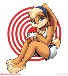  2022 3_toes absurd_res anthro ball barefoot basketball_(ball) basketball_uniform blonde_hair blue_eyes bottomwear breasts buckteeth cleavage clothed clothing eyelashes feet female hair hi_res holding_ball holding_object lagomorph leporid lola_bunny looking_at_viewer looney_tunes mammal omegasunburst patreon patreon_logo plantigrade ponytail_ears rabbit scut_tail short_tail shorts smile solo sportswear teeth text toes uniform url warner_brothers 