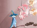  afterlife ambiguous_gender angel anthro blue_body blue_skin blush bodily_fluids brown_body brown_fur crying death eevee eeveelution fur group hanged netchy_boo nintendo open_mouth open_smile pink_body pink_fur pok&eacute;mon pok&eacute;mon_(species) semi-anthro smile standing suicide sylveon tears vaporeon video_games 