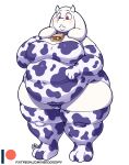  alpha_channel animal_print anthro armwear big_breasts blush bovid breasts caprine clothing collar cow_print cowbell elbow_gloves fat_arms female footwear fur gloves goat hand_on_breast handwear horn legwear leotard long_ears mammal nekocrispy obese obese_female overweight overweight_female red_eyes signature simple_background socks solo thick_calves thick_thighs thigh_highs thigh_socks toriel transparent_background undertale_(series) white_body white_fur wide_hips 