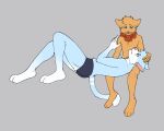  anthro biped catnip_(khatnid) fan_character felid feline felis fluffy hi_res larger_male league_of_legends male mammal neck_tuft riot_games romantic romantic_ambiance romantic_couple size_difference smaller_male teemo_the_yiffer thebns tuft video_games yordle 