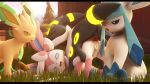  3d_(artwork) anal digital_media_(artwork) eeveelution female feral glaceon group hi_res kittykorpse leafeon male male/female nintendo pok&eacute;mon pok&eacute;mon_(species) source_filmmaker sylveon umbreon video_games 